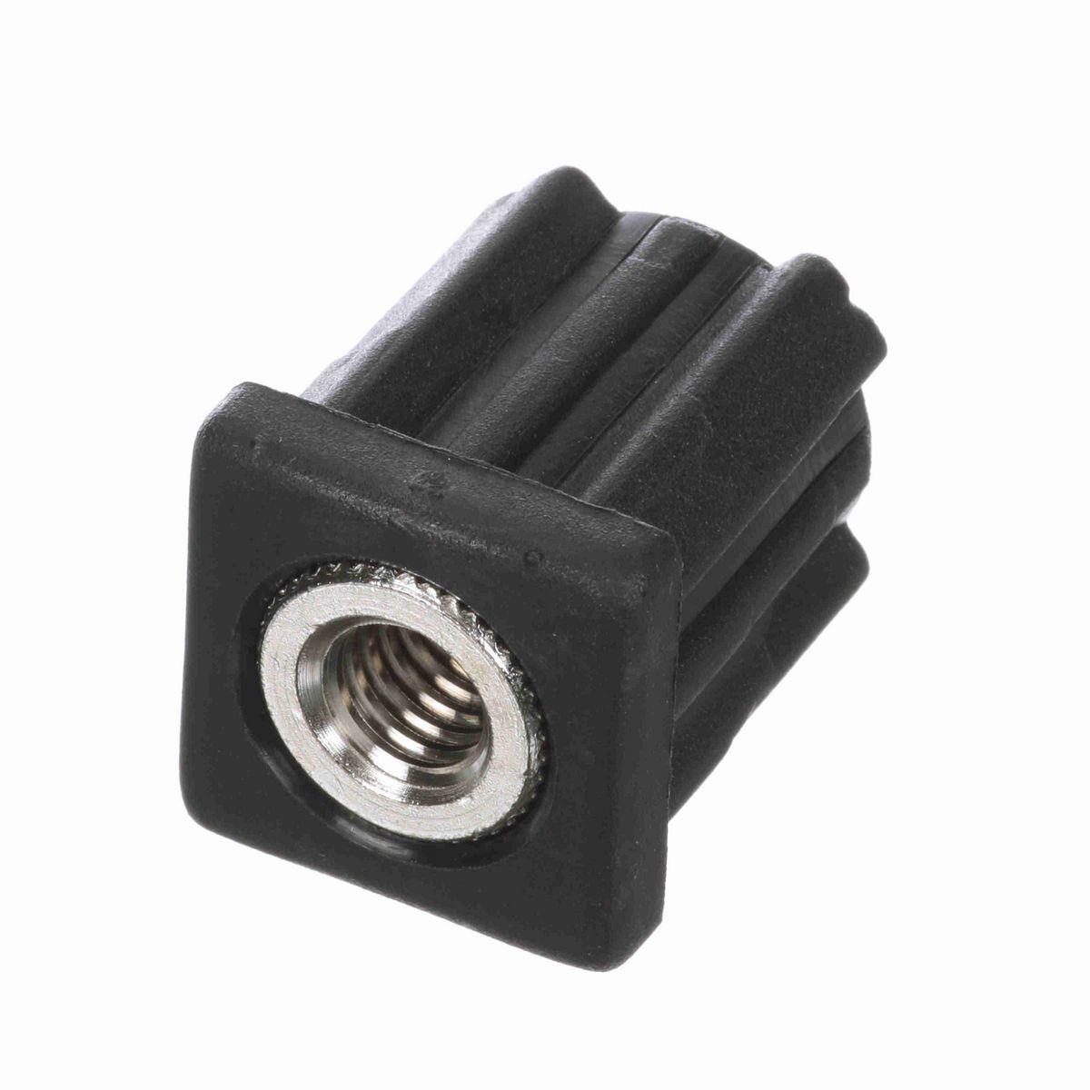 System Plast Tube End (Round); Series: 34200, Thread: 3/8-16 for a 1 Sq. Tube - THREADED TUBE END, 3/8-16