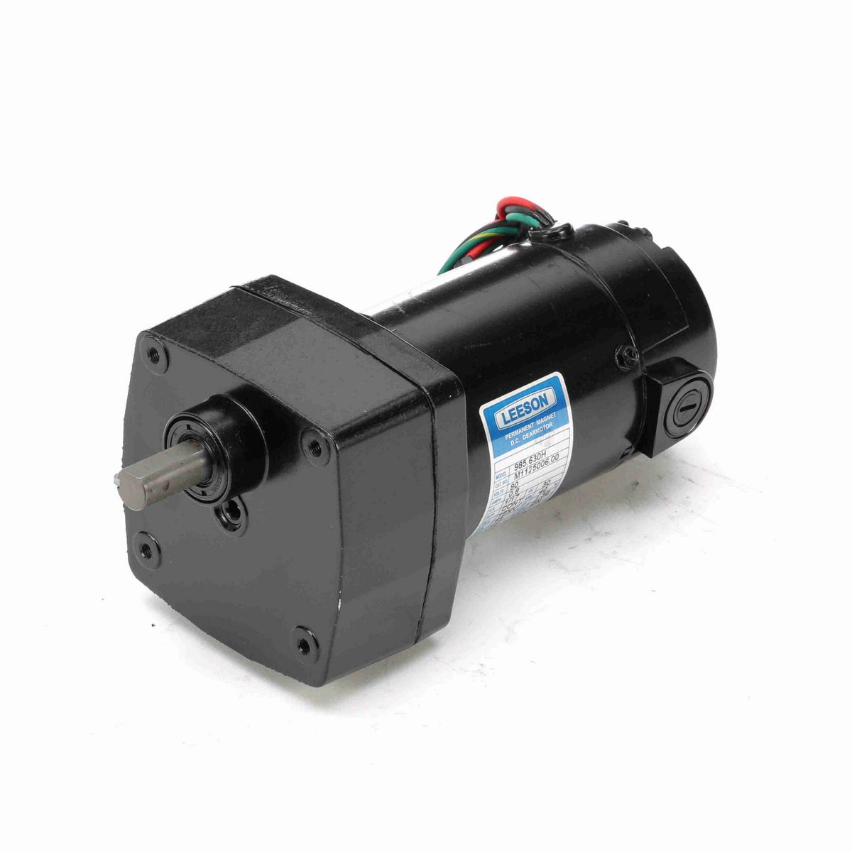 LEESON Parallel Shaft Gearmotor, 0.06 HP, 90 V, 300 RPM, 30 Frame, TENV - M1125006.00