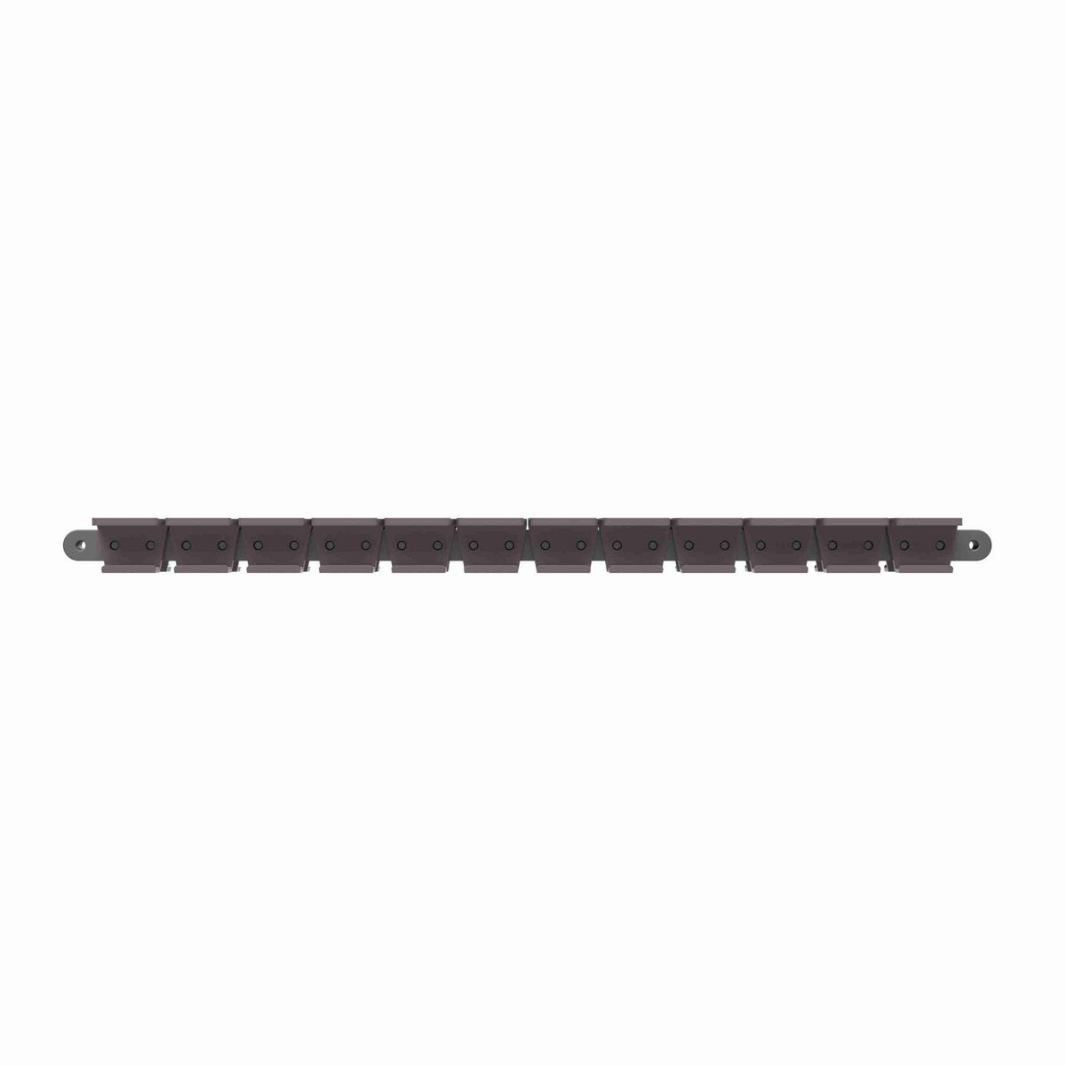 Rexnord 1873TAB Side-flexing Solid Top, Material: Brown High Performance, Width: 3.25in, Pitch: 1.5in - 81426341