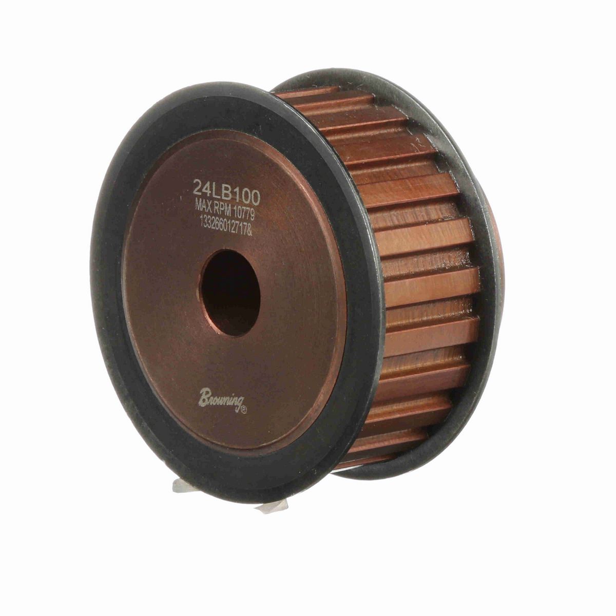 Browning Steel Rough Bore Gearbelt Pulley - 24LB100