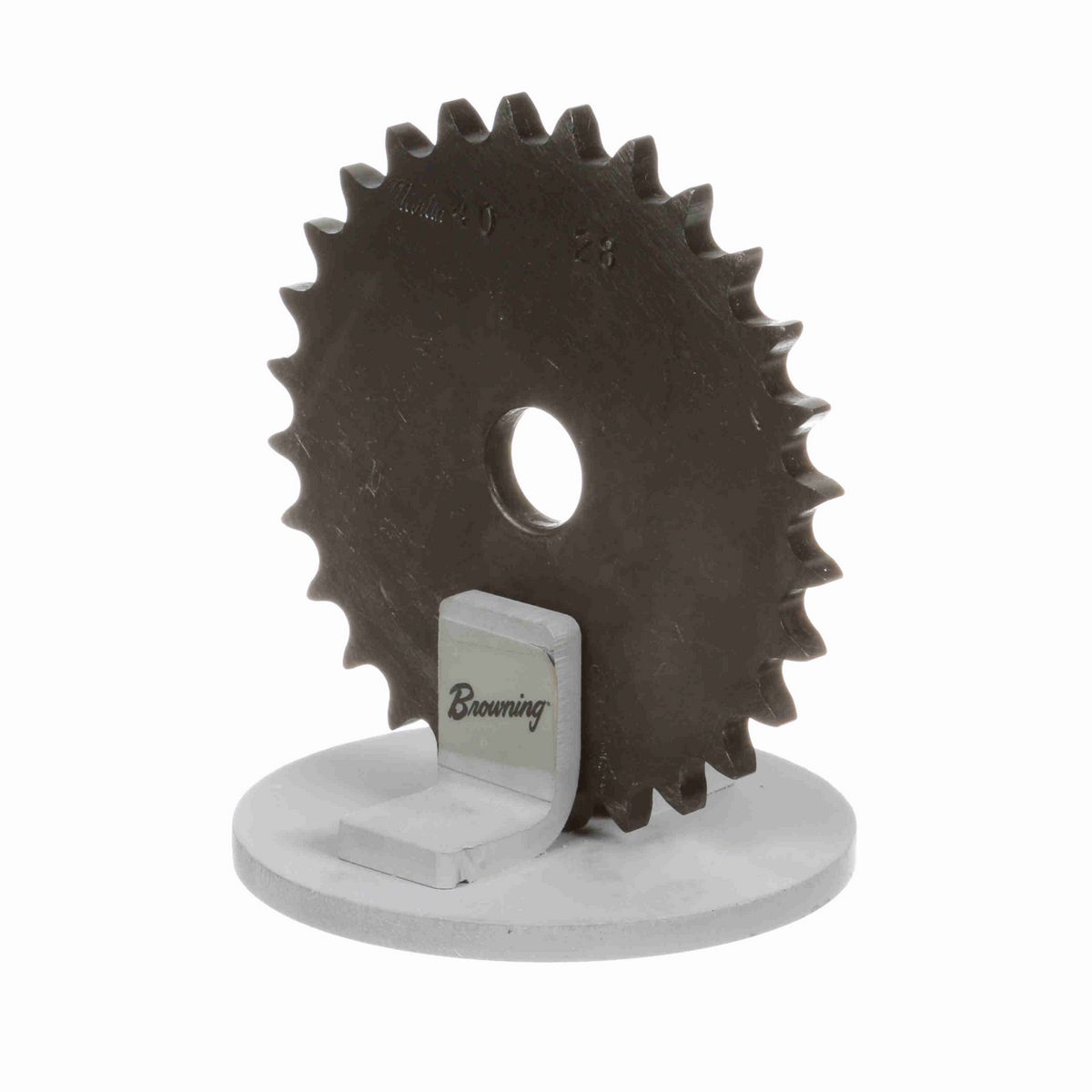 Browning Steel Minimum Plain Bore Roller Chain Sprocket - 40A28