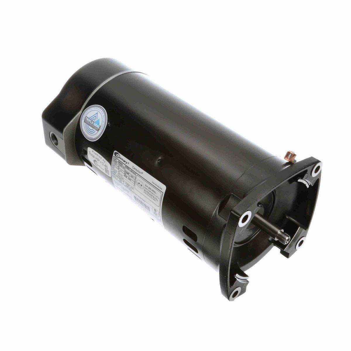 Century Pool Pump Motor, 3.45 HP, 1 Ph, 60 Hz, 208-230 V, 3600 RPM, Y56Y Frame, DP - HBQ345
