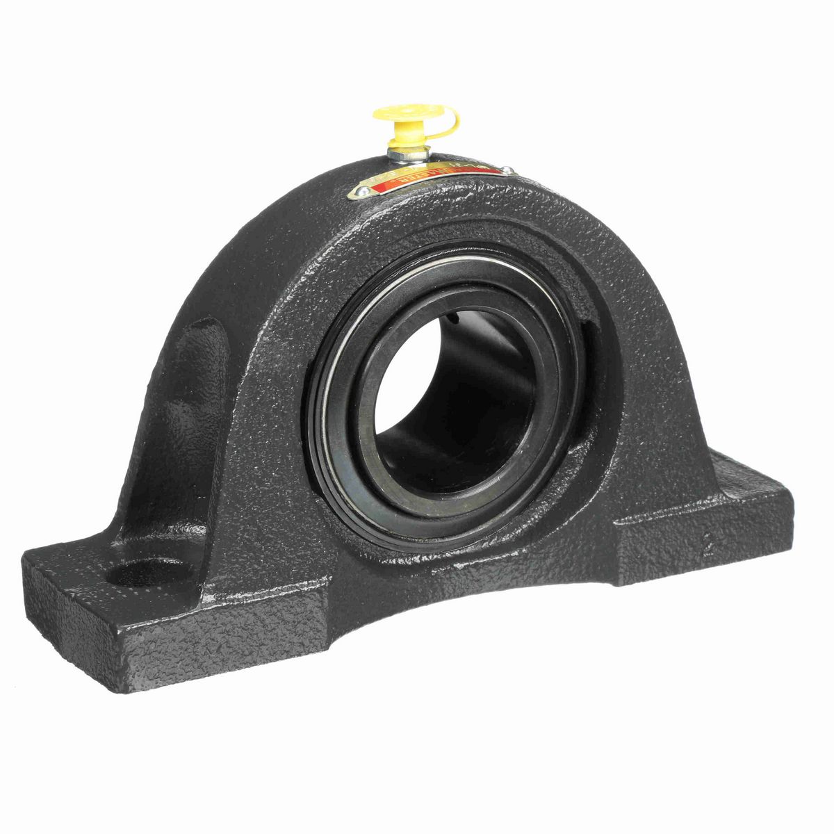 Sealmaster Mounted Cast Iron Two Bolt Low Base Pillow Block Ball Bearing - 52100 Bearing Steel, Black Oxided - Setscrew Lock - NPL-31