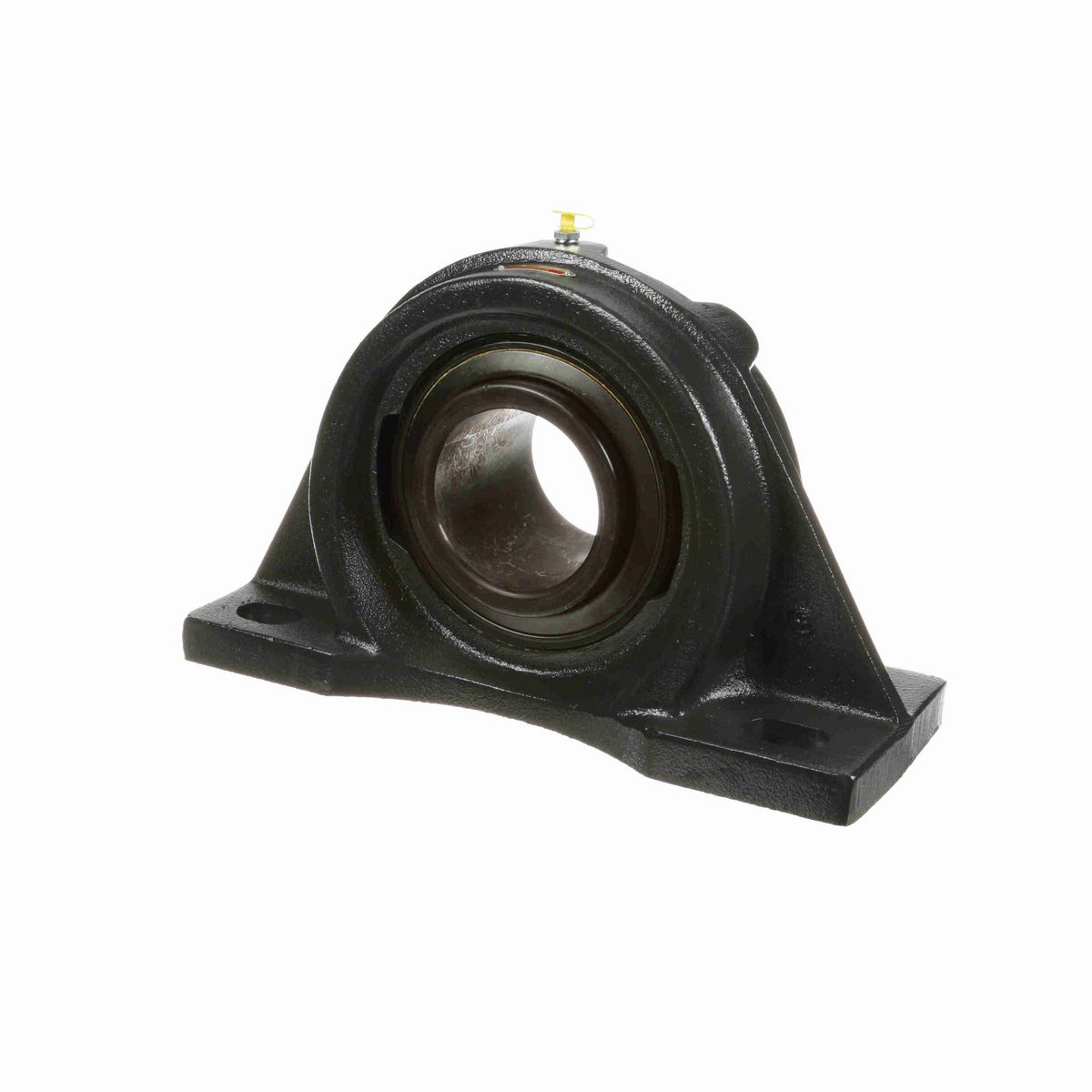 Sealmaster Mounted Cast Iron Four Bolt Pillow Block Ball Bearing - 52100 Bearing Steel, Black Oxided - Setscrew Lock - MFP-64