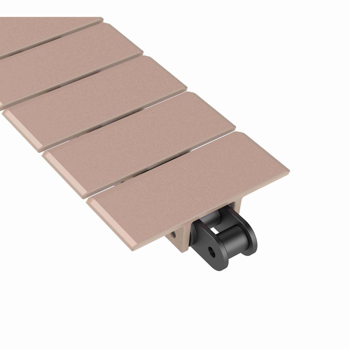 Rexnord 963 Straight Running Solid Top, Material: Tan Low Friction, Width: 3.25in, Pitch: 1.5in - LF963K3-1/4