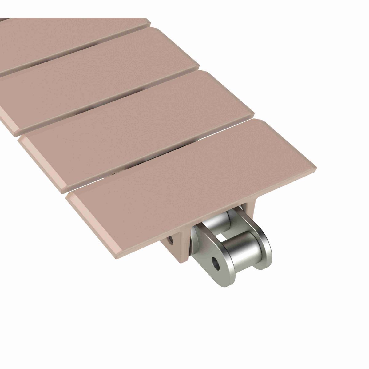 Rexnord 963 Straight Running Solid Top, Material: Tan Low Friction, Width: 3.25in, Pitch: 1.5in - LF963SSK325