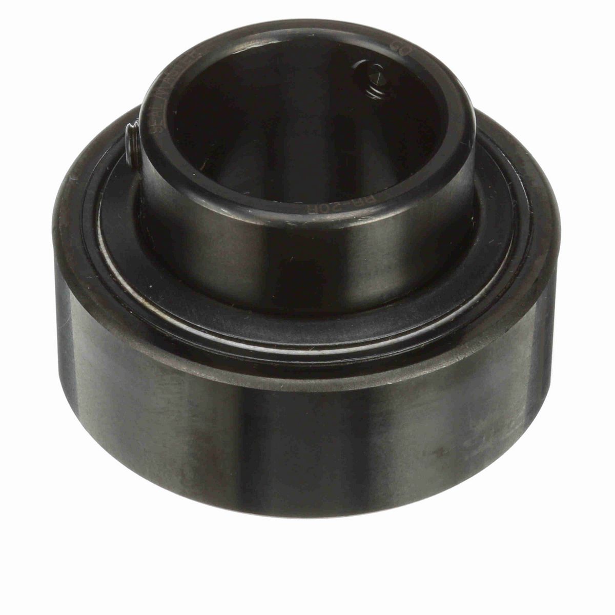 Sealmaster Mounted Insert Only Ball Bearing - 52100 Bearing Steel, Black Oxided - Setscrew Lock - RB-20R