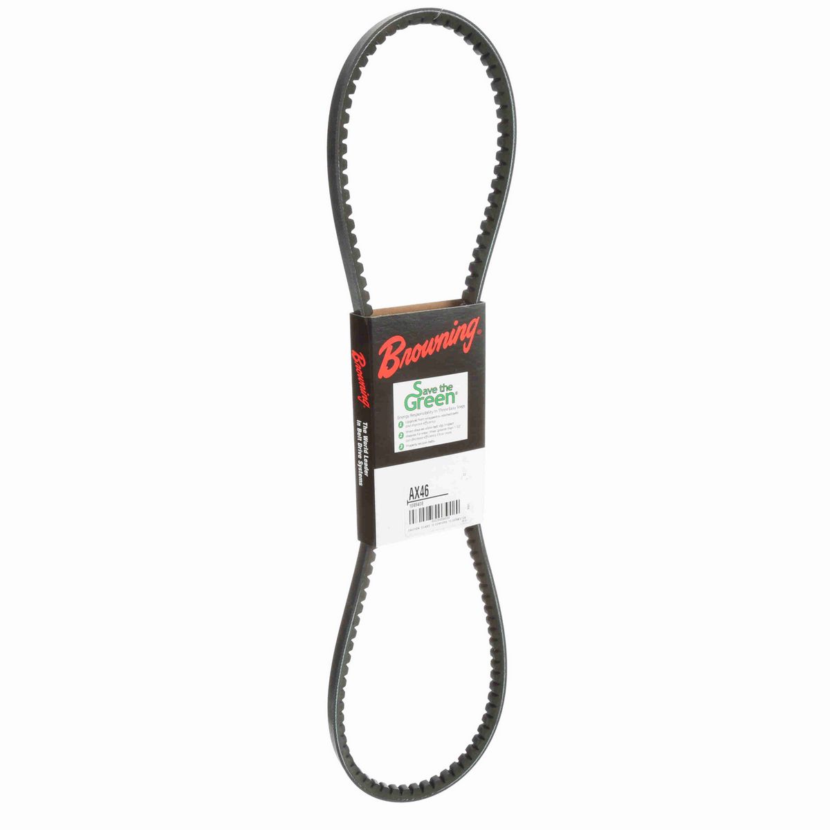 Browning EPDM Notched Belt 98% Efficient - AX46
