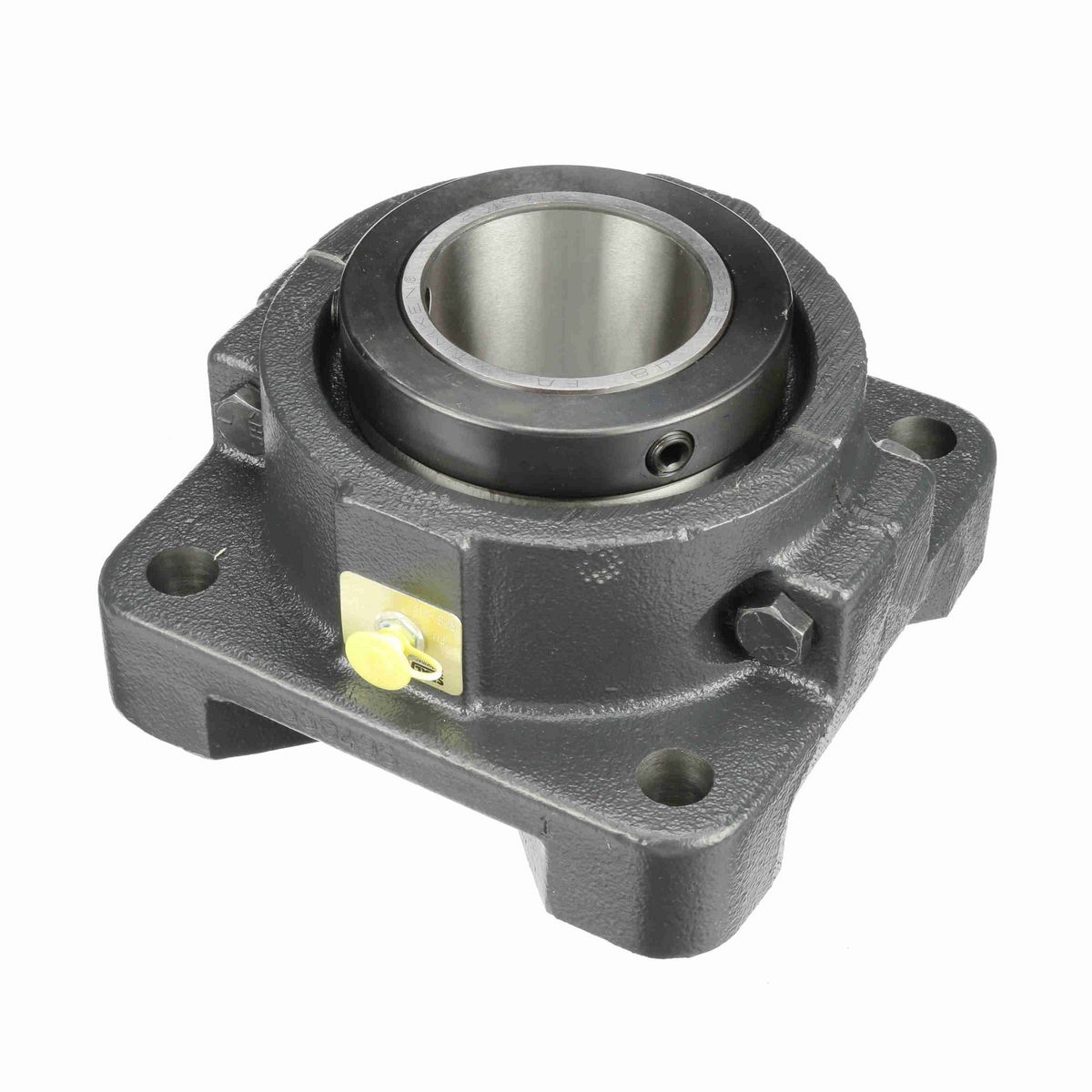 Sealmaster Mounted Cast Iron Four Bolt Flange Tapered Roller - 52100 Bearing Steel - Double Collar Mount Lock - RFB 215
