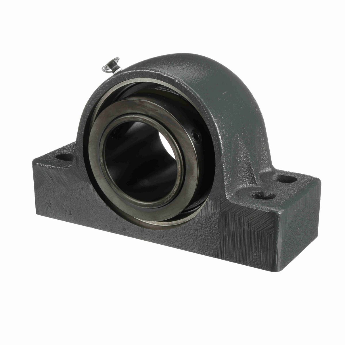 Sealmaster Mounted Cast Iron Four Bolt Pillow Block Spherical Roller - 52100 Bearing Steel, Black Oxided - Collar Mount Lock - USRBF5000-215-C
