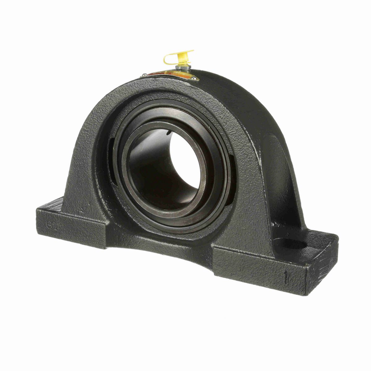 Sealmaster Mounted Cast Iron Two Bolt Pillow Block Ball Bearing - 52100 Bearing Steel, Black Oxided - Setscrew Lock - NP-39