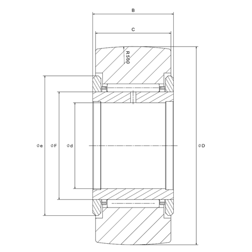 Опорный ролик с внутренним кольцом NTN NATR35