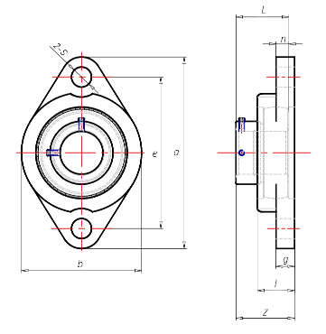 Подшипниковый узел ASAHI type MUFL 000, MUFL 004 [502051]