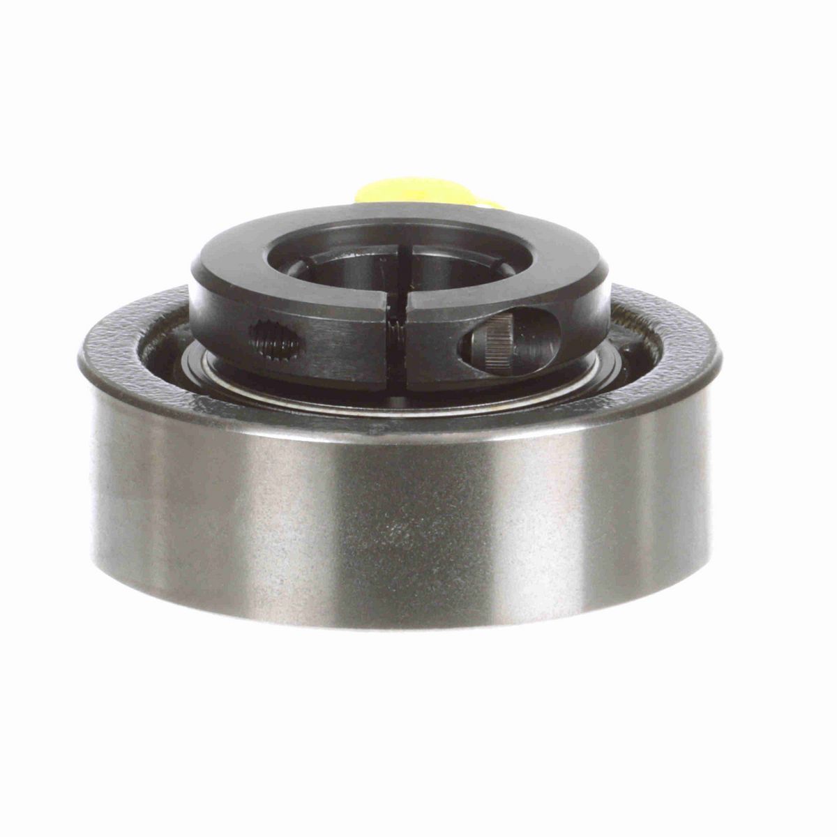 Sealmaster Mounted Cast Iron Cylindrical Cartridge Ball Bearing - 52100 Bearing Steel, Black Oxided - Concentric Lock - SC-20T