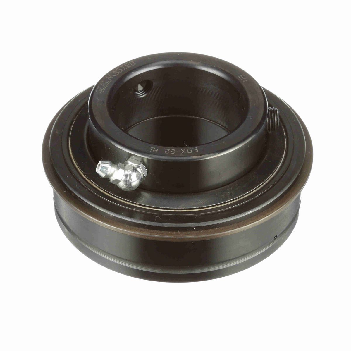 Sealmaster Mounted Insert Only Ball Bearing - 52100 Bearing Steel, Black Oxided - Setscrew Lock - Inner Race Able to be Relubricated - ERX-24 RL