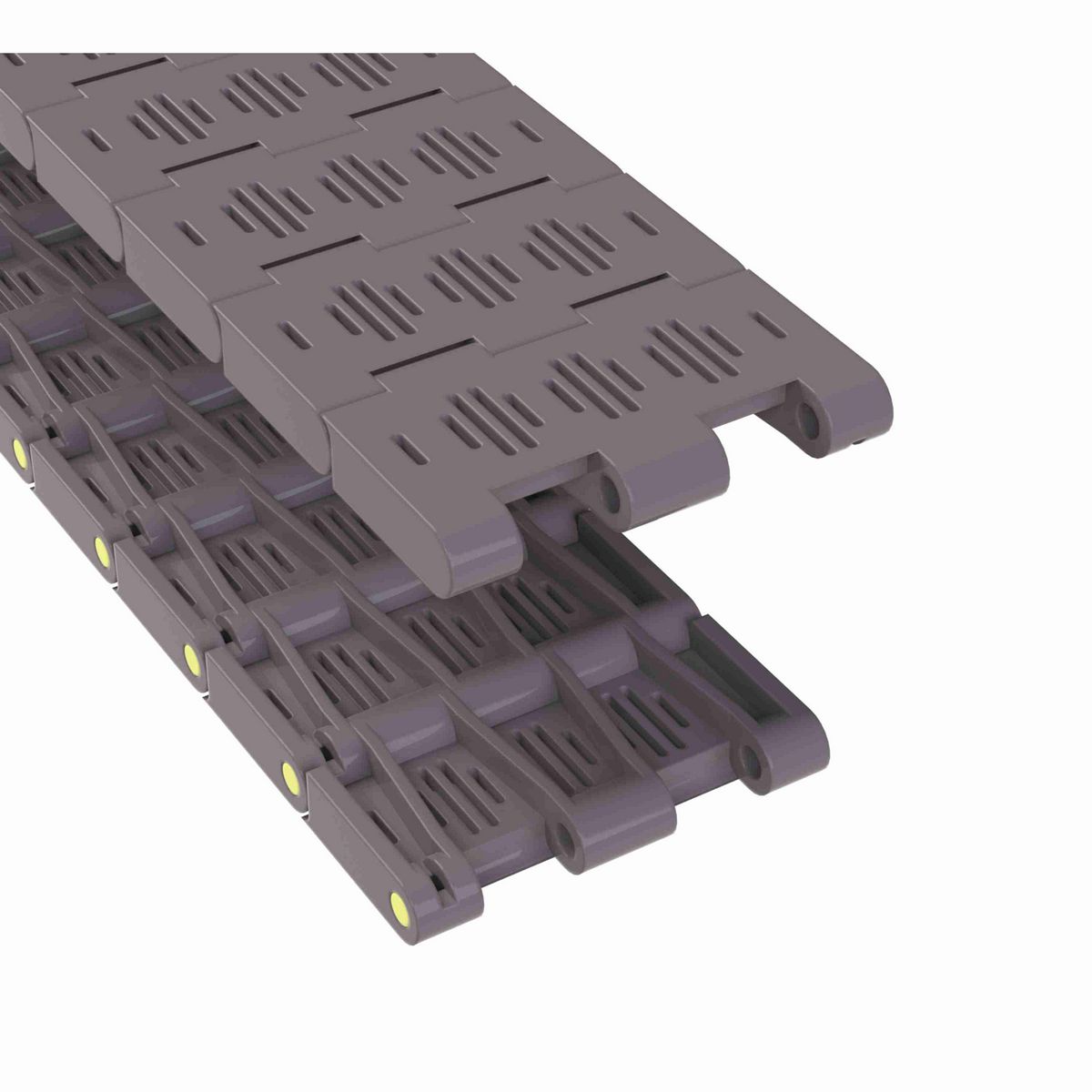 Rexnord 5706 Straight Running Flush Grid, Material: Brown High Performance, Width: 3.25in, Pitch: 1.5in - 81416771