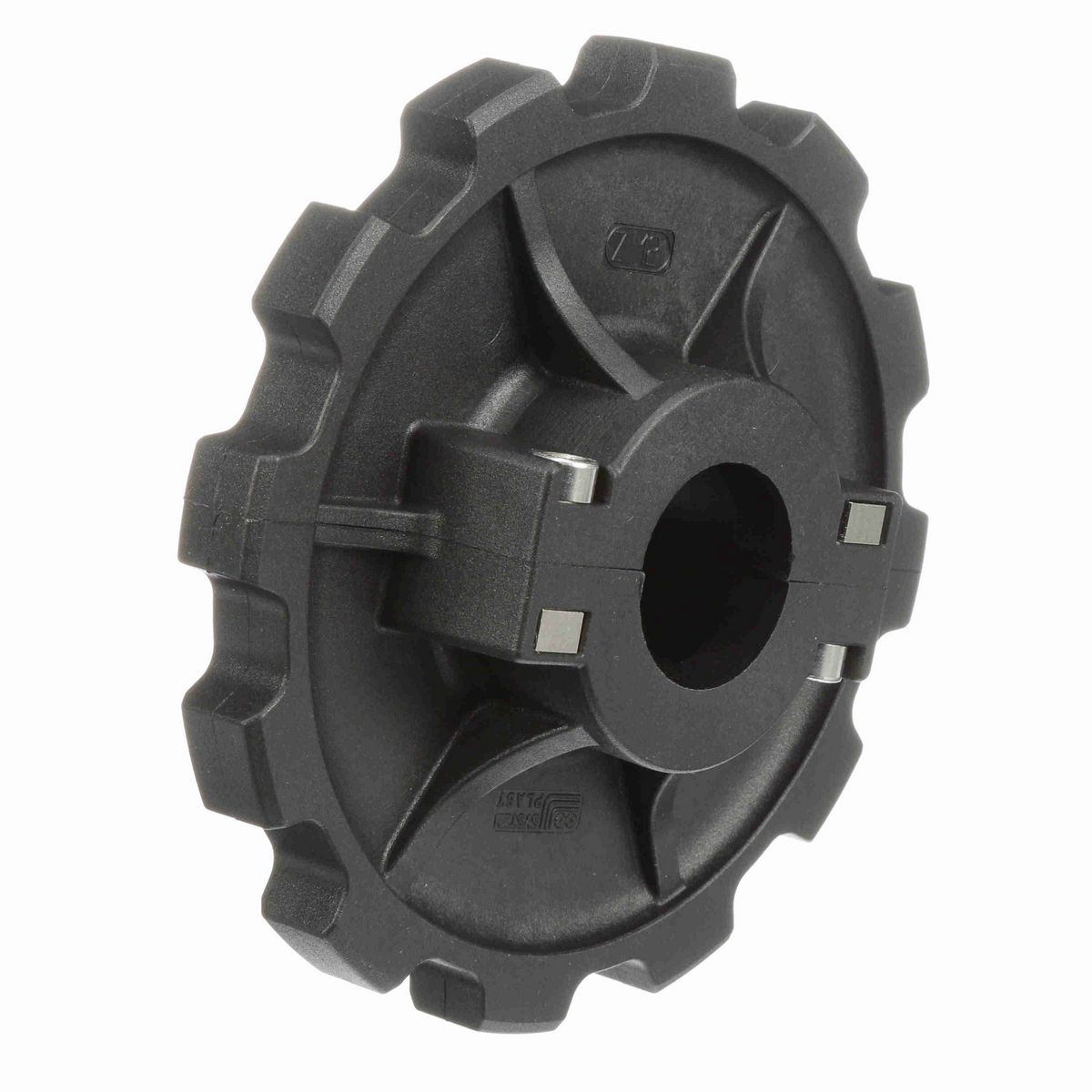 System Plast 880 Series Split Molded Sprocket with 12 Teeth and a 1-1/2in Round Idler Bore - 880-12R1.5-RS