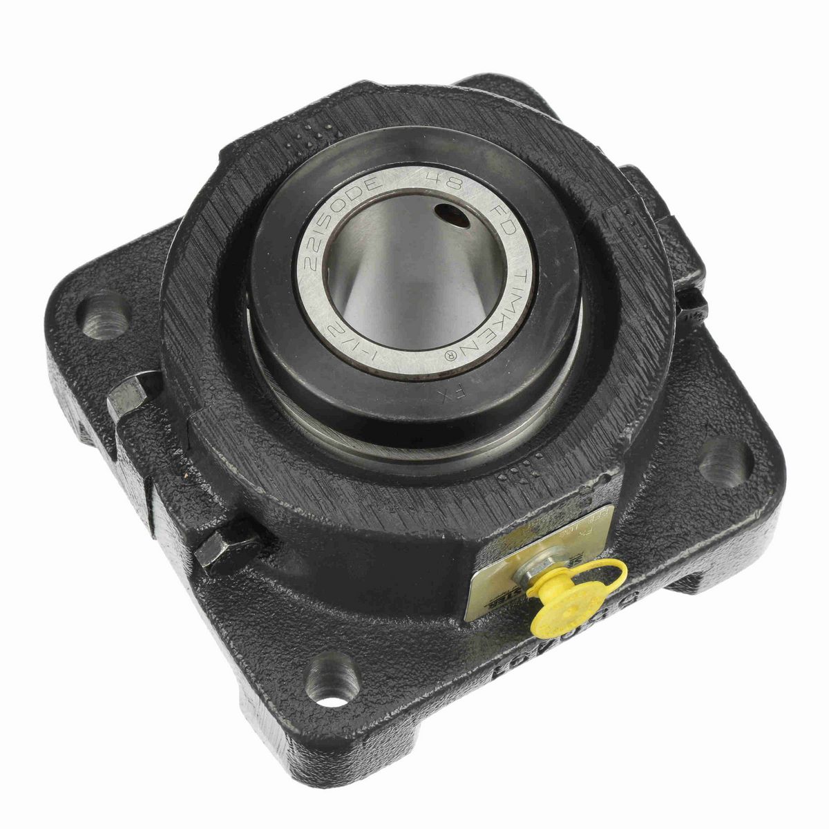 Sealmaster Mounted Cast Iron Four Bolt Flange Tapered Roller - 52100 Bearing Steel - Double Collar Mount Lock - RFB 108
