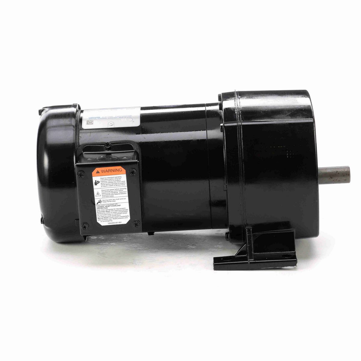 LEESON Parallel Shaft Gearmotor, 0.50 HP, 3 Ph, 60 Hz, 208-230/460 V, 288 RPM, 48 Frame, TEFC - 107037.00
