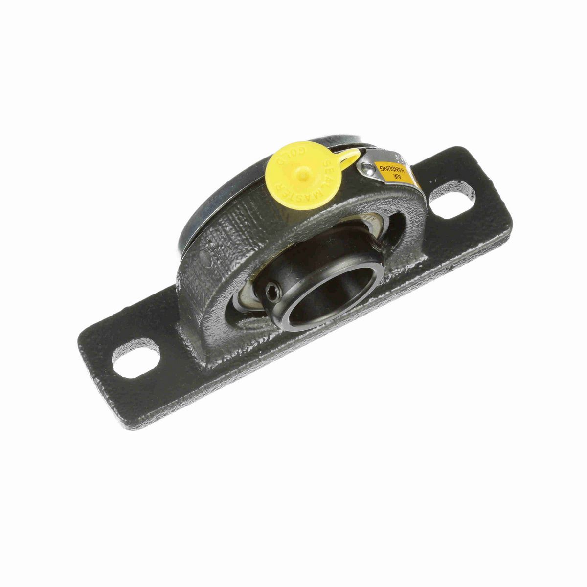 Sealmaster Mounted Cast Iron Two Bolt Pillow Block Ball Bearing - 52100 Bearing Steel, Black Oxided - Lock - S-2116-M16