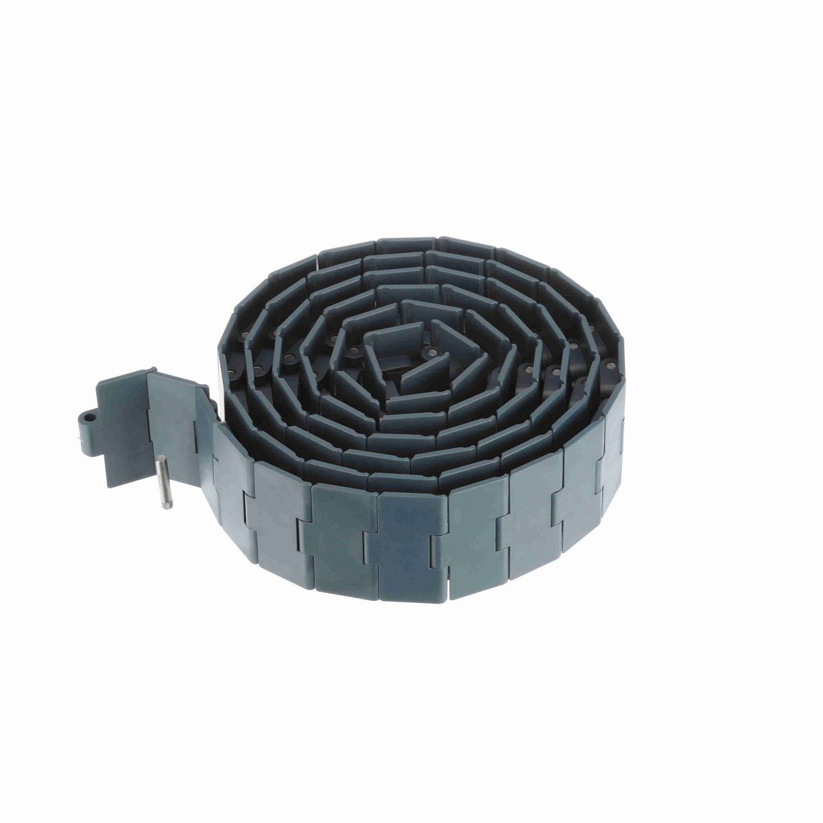 System Plast 828 Straight Running Solid Top, Material: NG evo (Gray Blue), Width: 3.3in, Pitch: 1.5in - NGE828-K330