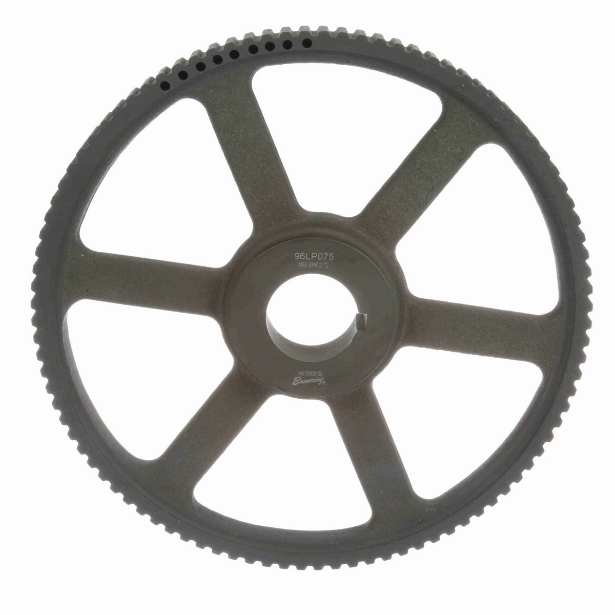 Browning Steel Bushed Bore Gearbelt Pulley - 96LP075