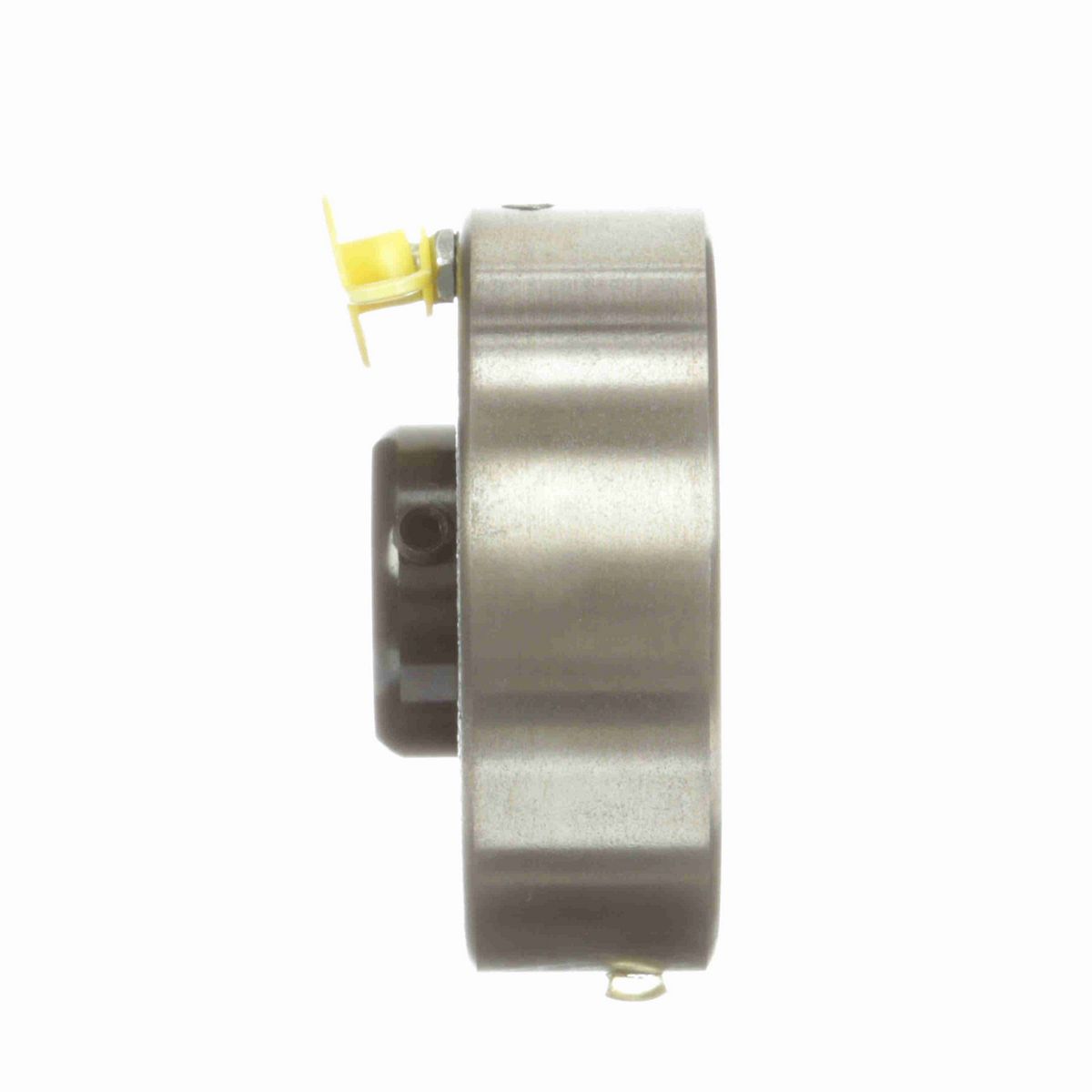 Sealmaster Mounted Cast Iron Cylindrical Cartridge Ball Bearing - 52100 Bearing Steel, Black Oxided - Setscrew Lock - SC-205