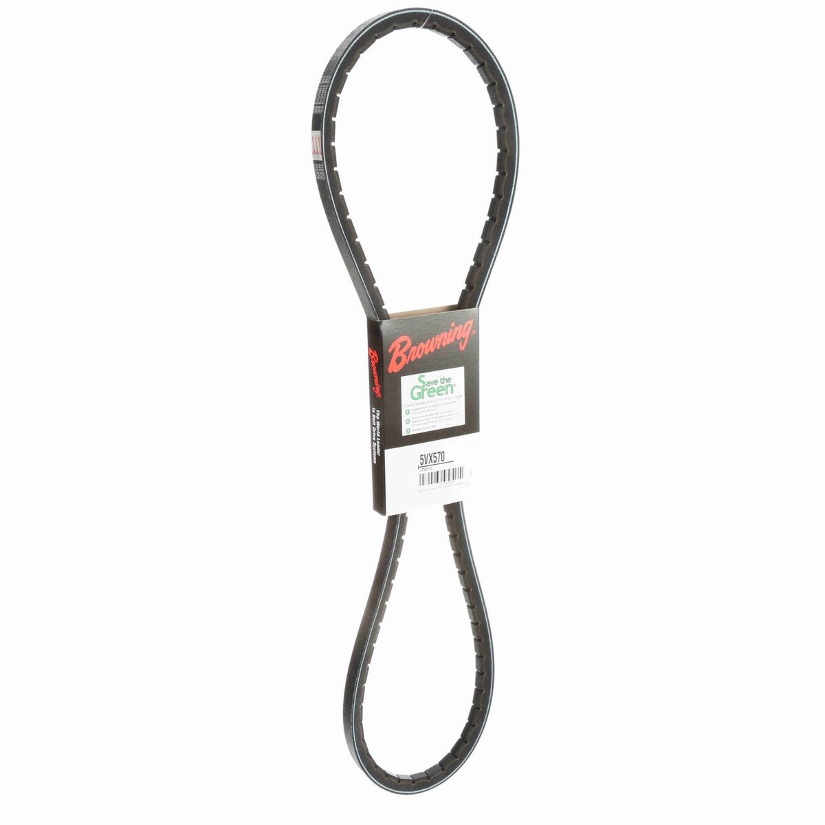 Browning EPDM Notched Belt 98% Efficient - 5VX570