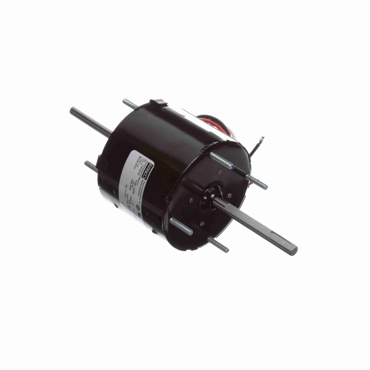 FASCO OEM Replacement Motor, 1/30-1/65 HP, 1 Ph, 60 Hz, 115 V, 1500 RPM, 2 Speed, 3.3" Diameter, TEAO - D137