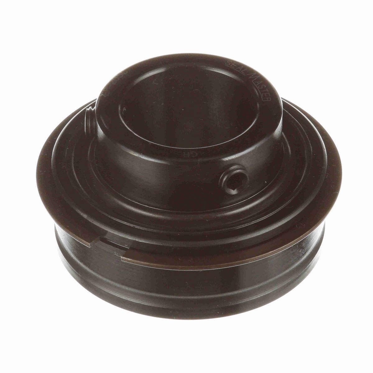 Sealmaster Mounted Insert Only Ball Bearing - 52100 Bearing Steel, Black Oxided - Setscrew Lock - ER-205C