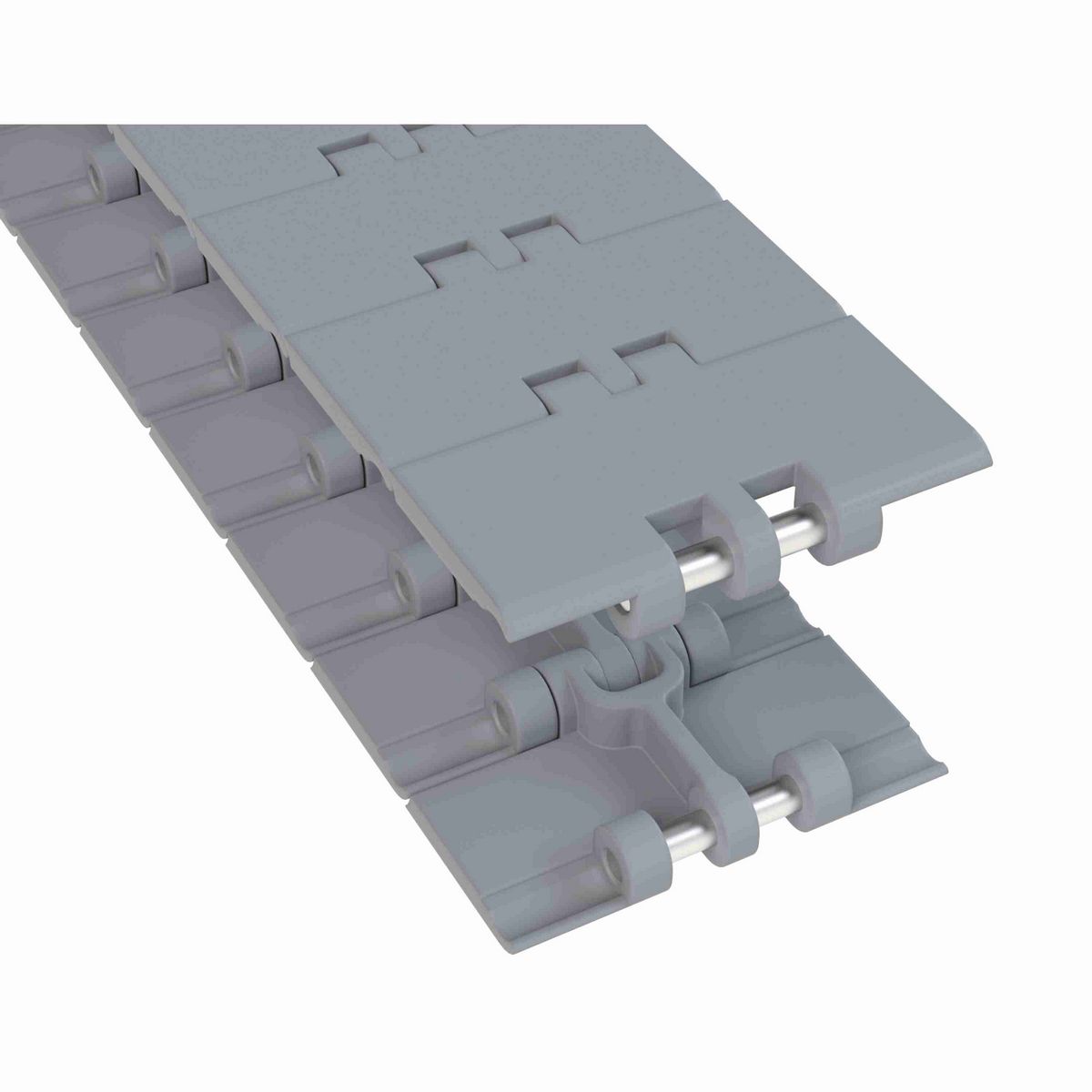 Rexnord 831 Straight Running Solid Top, Material: Silver Platinum Series™ X, Width: 3.25in, Pitch: 1.5in - L0831655393