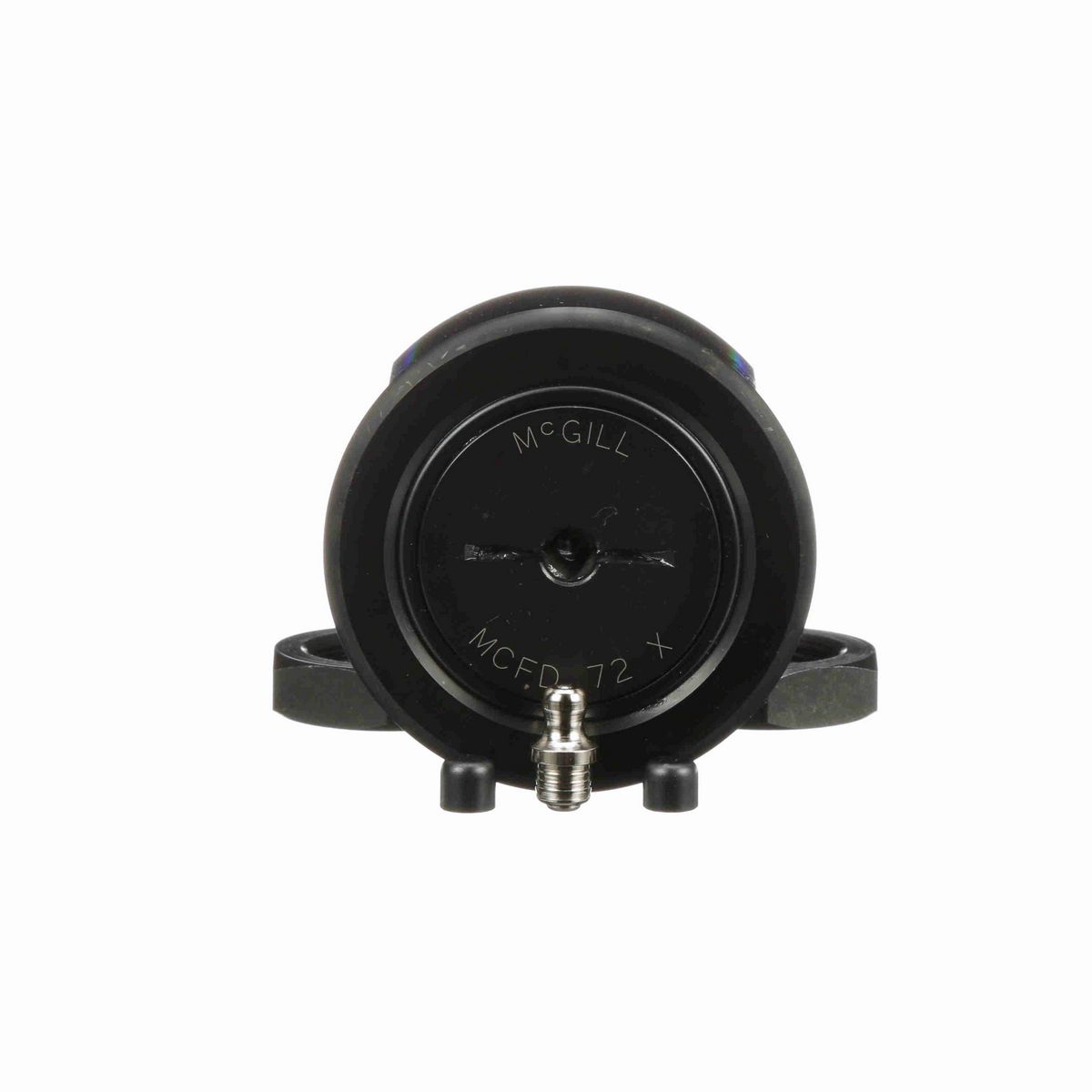 Опорный ролик с цапфой McGill CAMROL MCFD 72 X, цилиндрический, повышенной грузоподъемности, со щитком, со шлицем под отвёртку, метрический