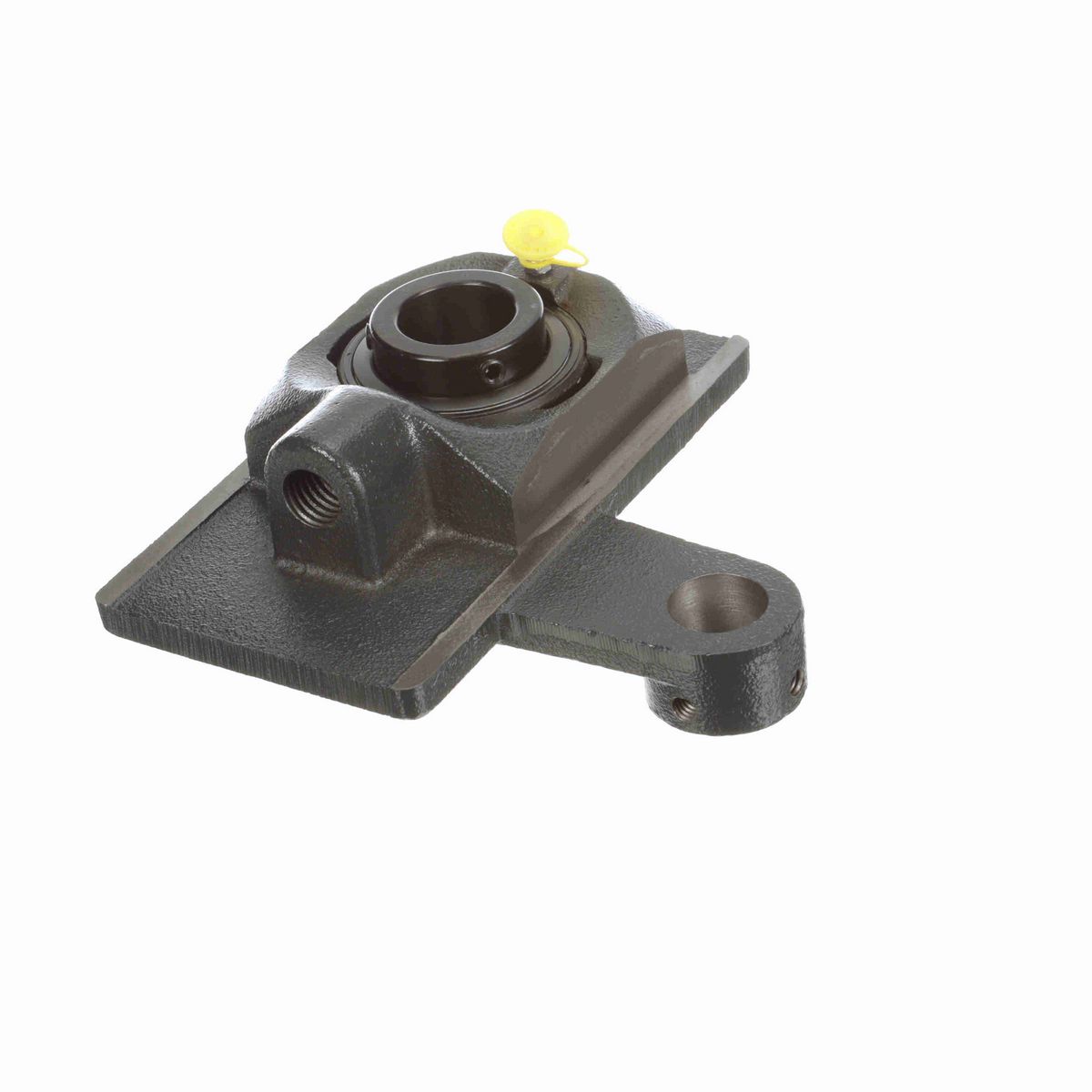 Sealmaster Mounted Cast Iron Wide Slot Take Up Ball Bearing - 52100 Bearing Steel, Black Oxided - Double Collar Mount Lock - S-361-ML20