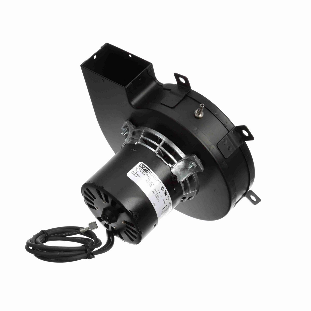 FASCO Rectangular Outlet Shaded Pole OEM Replacement Draft Inducer Blower, 115 Volts, Flange: No - A079