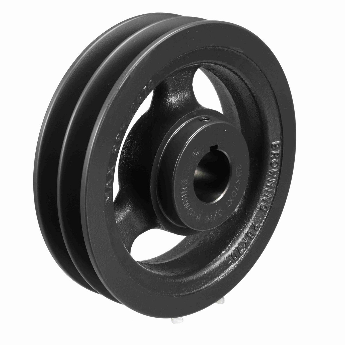 Browning 2 Groove Cast Iron FHP - Finished Bore Sheave - 2BK70X 1 3/16