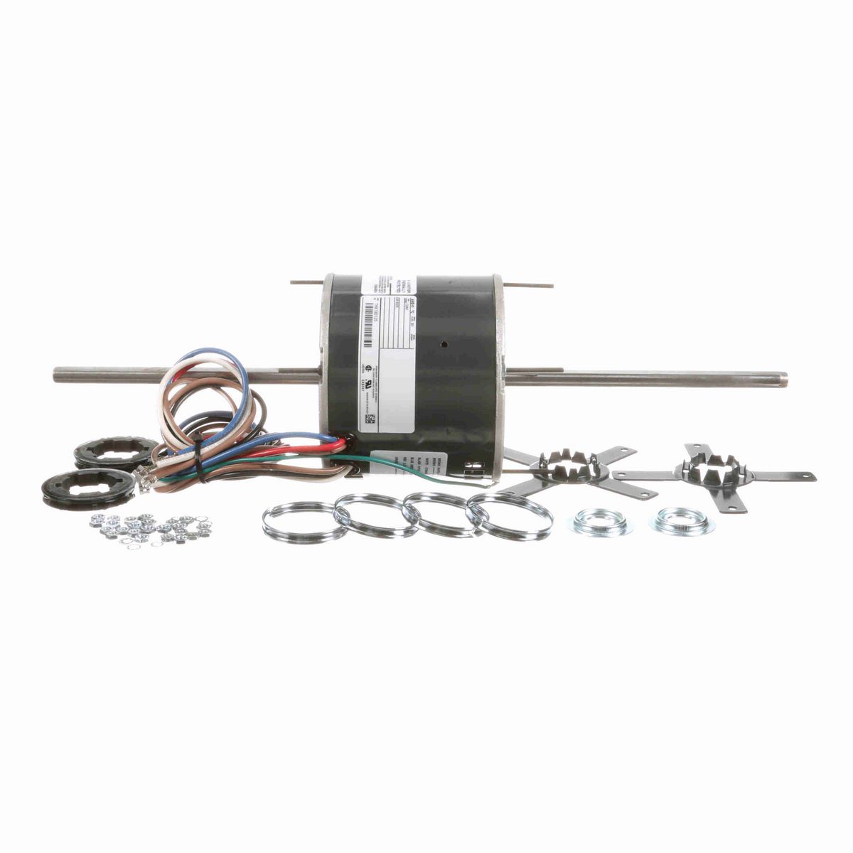 LEESON Fan and Blower Motor, 0.33 HP, 1 Ph, 60 Hz, 208-230 V, 1800 RPM, 48Z Frame, OAO - X041