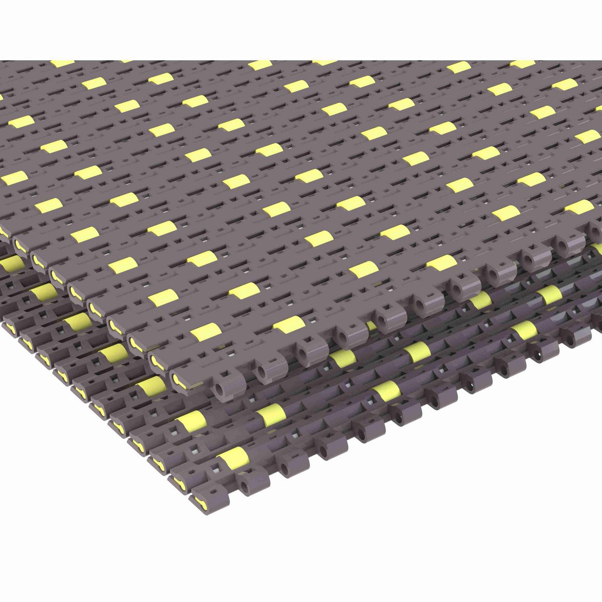 Rexnord 1503 Straight Running Low Backline Pressure, Material: Brown High Performance, Width: 15in, Pitch: 15mm - 81427371