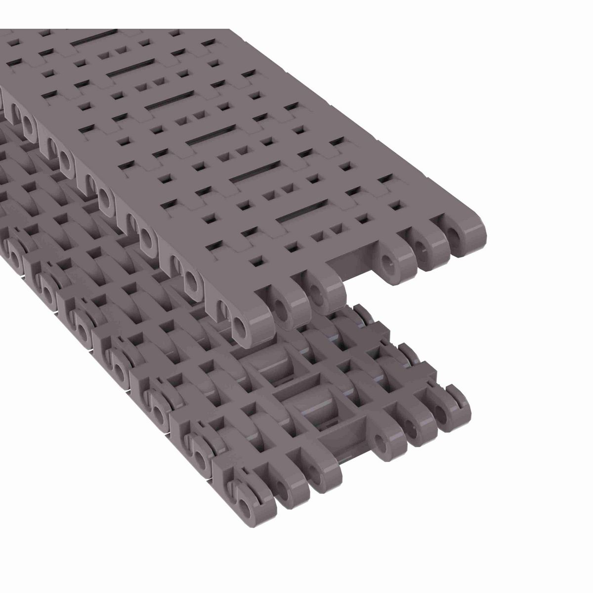 Rexnord 7706 Straight Running Flush Grid, Material: Brown High Performance, Width: 3.25in, Pitch: 1in - 81416341