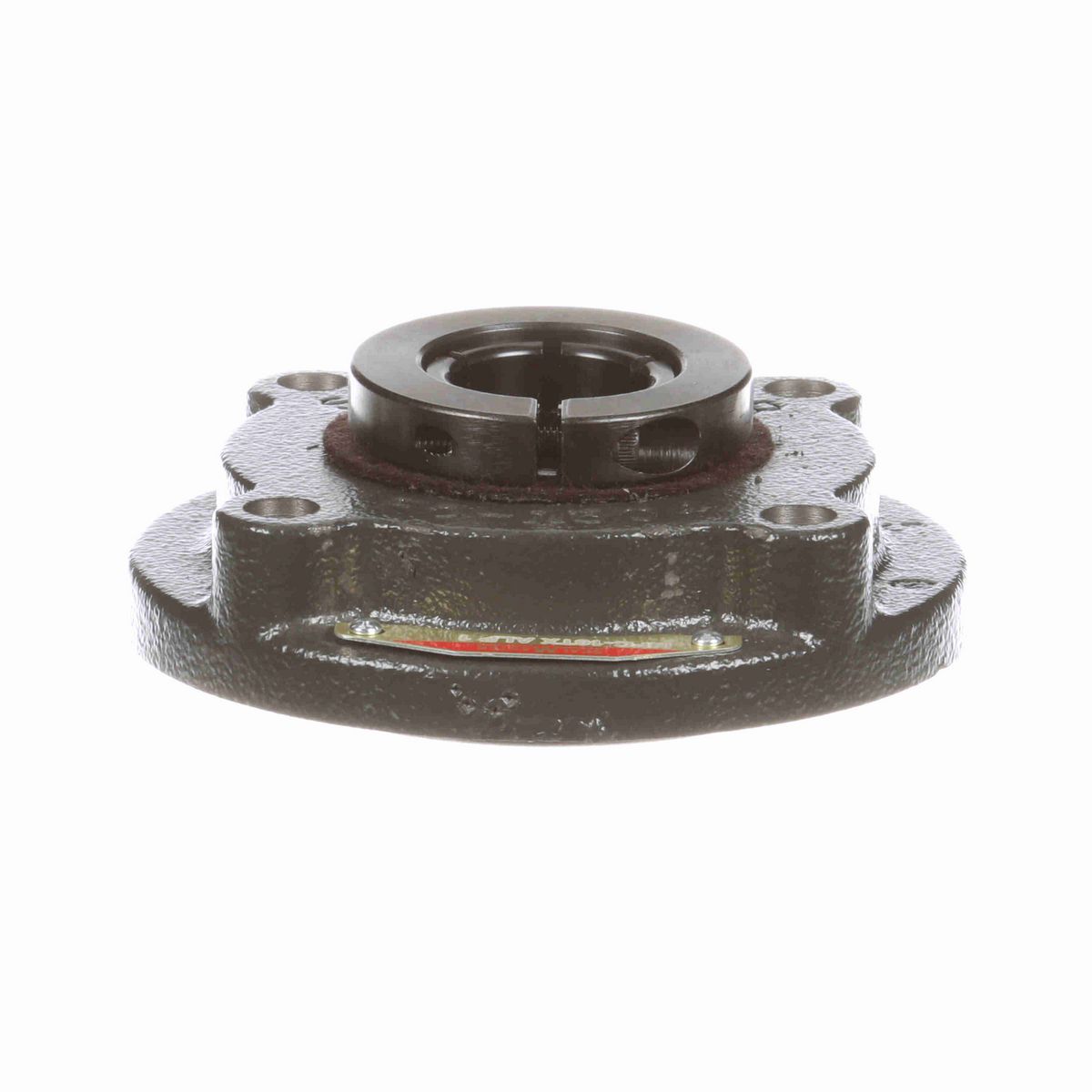 Sealmaster Mounted Cast Iron Flange Cartridge Ball Bearing - 52100 Bearing Steel, Black Oxided - Concentric Lock - Low Drag - MFC-16TX ALP