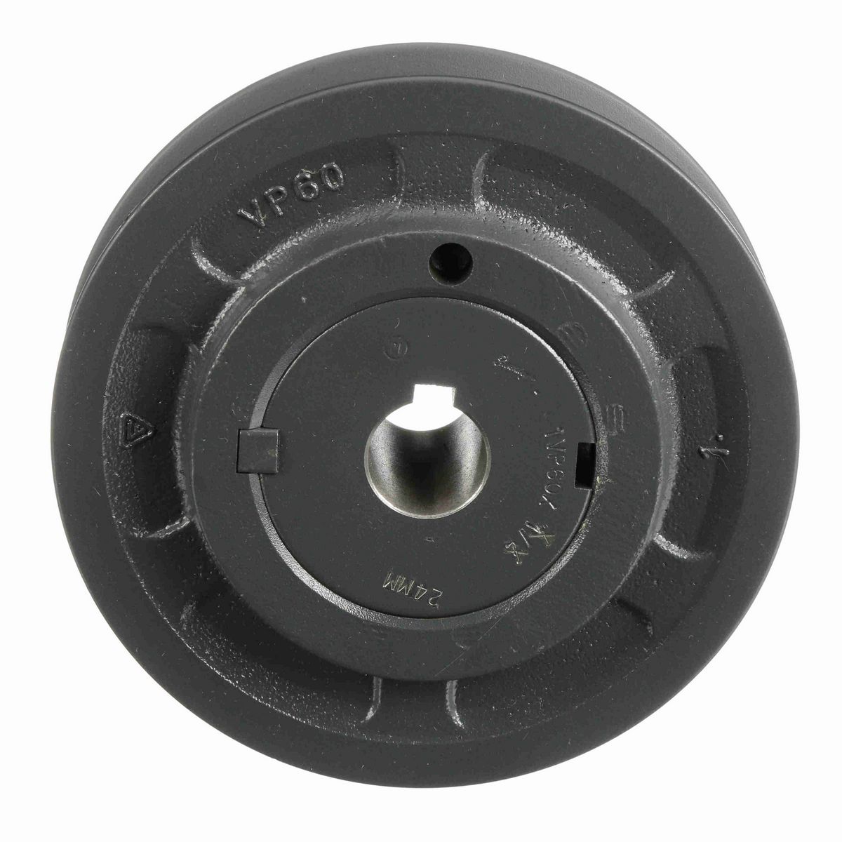 Browning 1 Groove Cast Iron Finish Bore FHP Variable Pitch Sheave - 1VP60X24MM