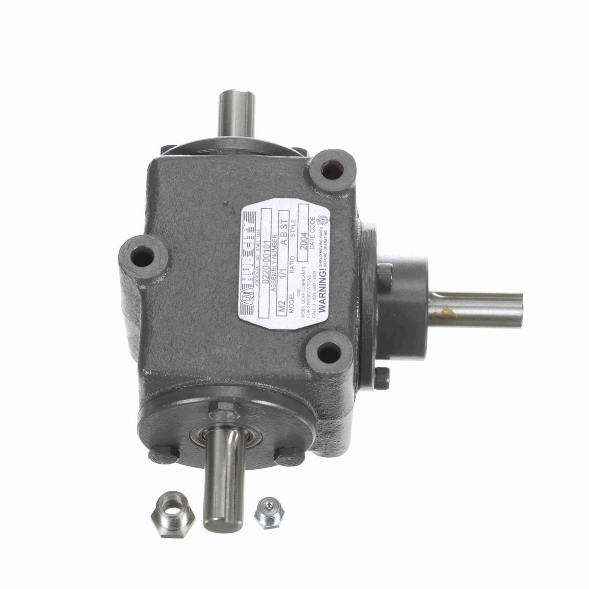 Hub City Bevel Gear Drives Cast Iron Bevel Reducer - M2 1/1 A,B ST