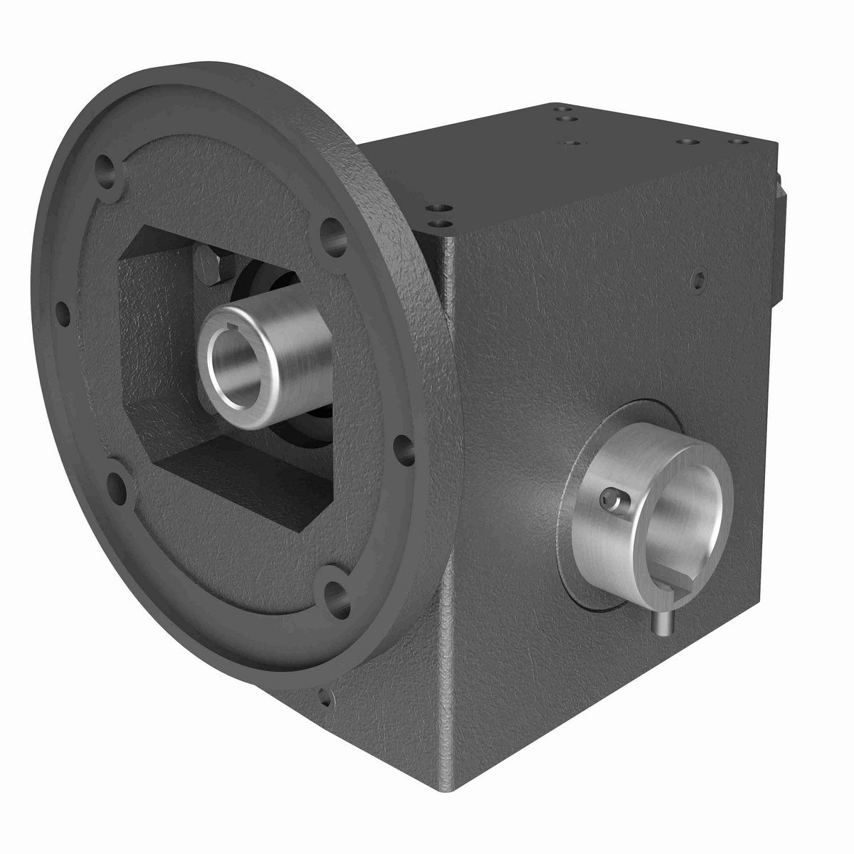 Hub City PowerCubeX Worm Gear Reducer Cast Iron Single-Reduction Worm Reducer - 325 15/1 A WR 182TC 1.438
