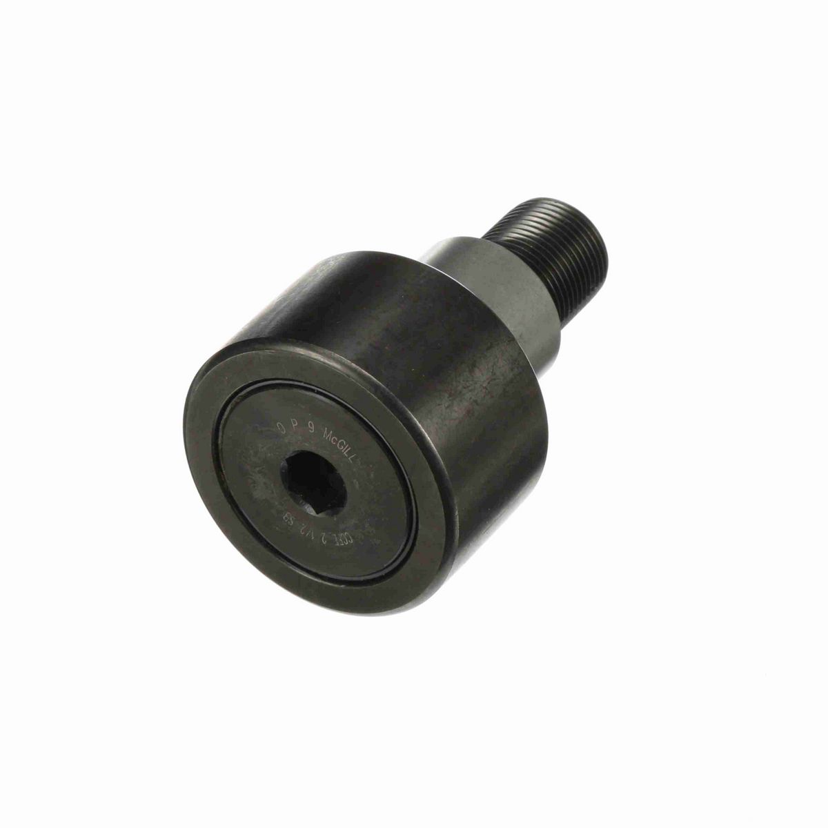 Опорный ролик с цапфой McGill CAMROL CCFE 2 1/4 SB, бочкообразный, с уплотнением, с шестигранным отверстием, дюймовый