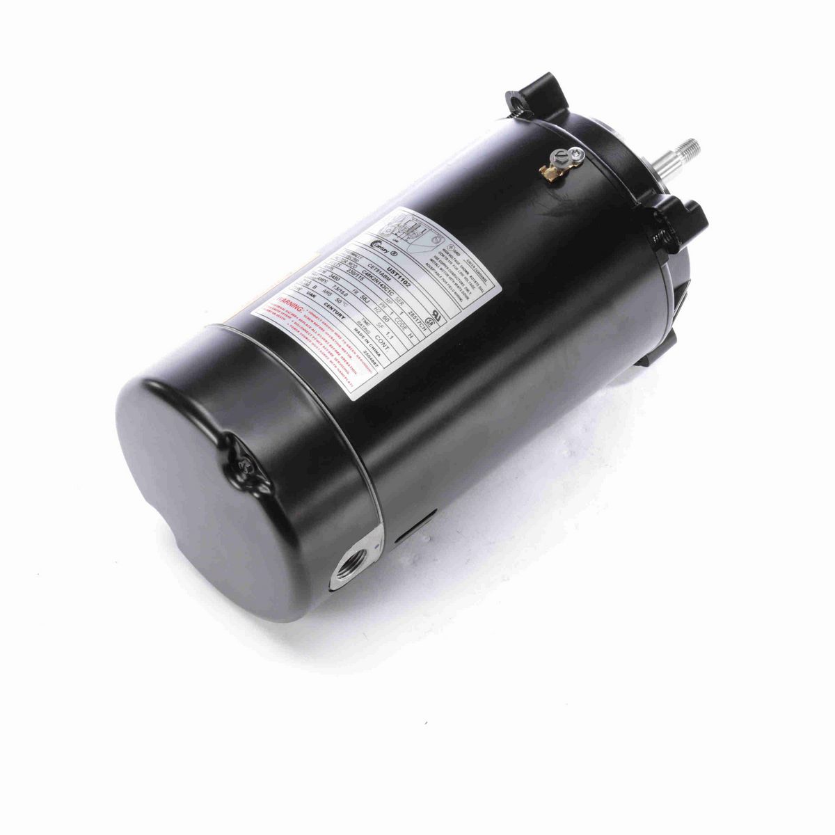 Century Pool Pump Motor, 1 HP, 1 Ph, 60 Hz, 230/115 V, 3600 RPM, 56J Frame, ODP - UST1102