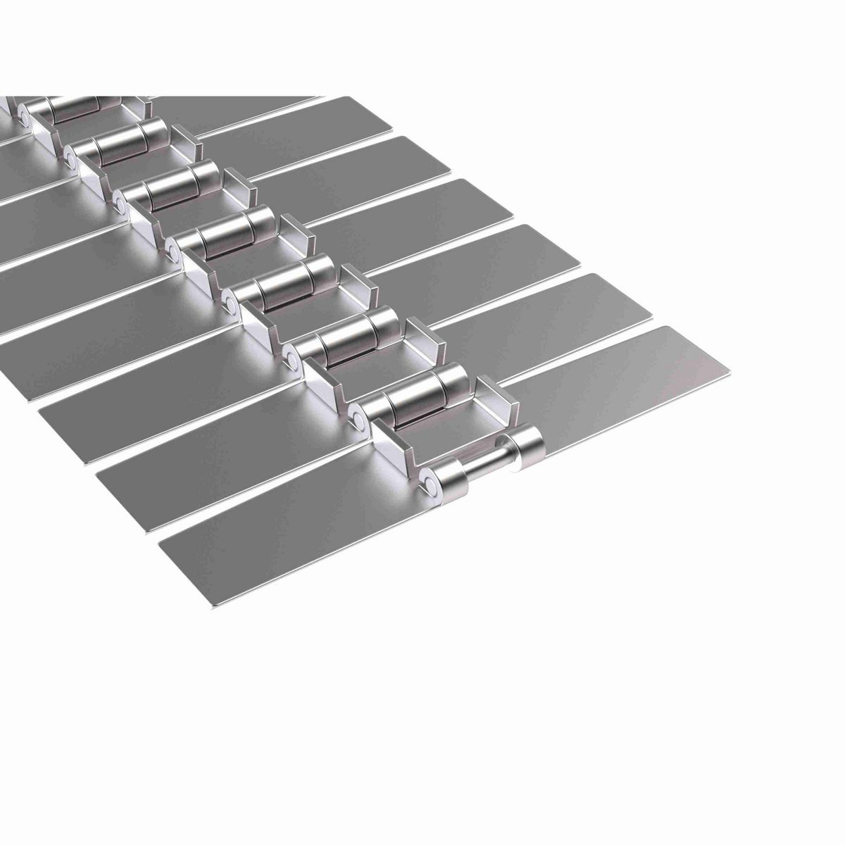 Rexnord 881B Side-flexing Solid Top, Material: Austenitic Stainless Steel, Width: 7.5in, Pitch: 1.5in - 765.32.72