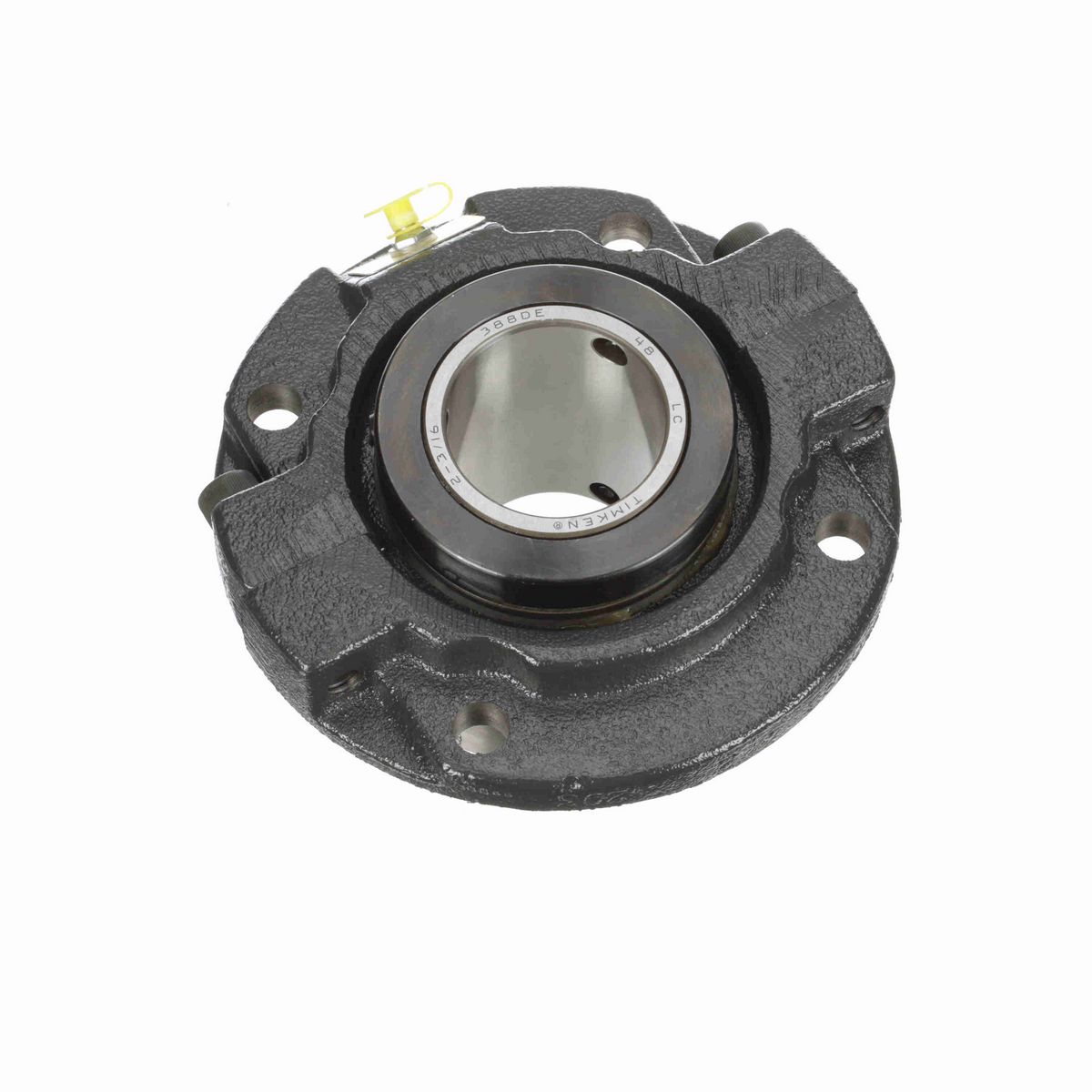 Sealmaster Mounted Cast Iron Piloted Flange Tapered Roller - 52100 Bearing Steel - Double Collar Mount Lock - RFP 203