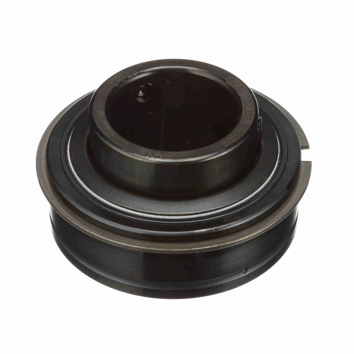 Sealmaster Mounted Insert Only Ball Bearing - 52100 Bearing Steel, Black Oxided - Setscrew Lock - ER-25