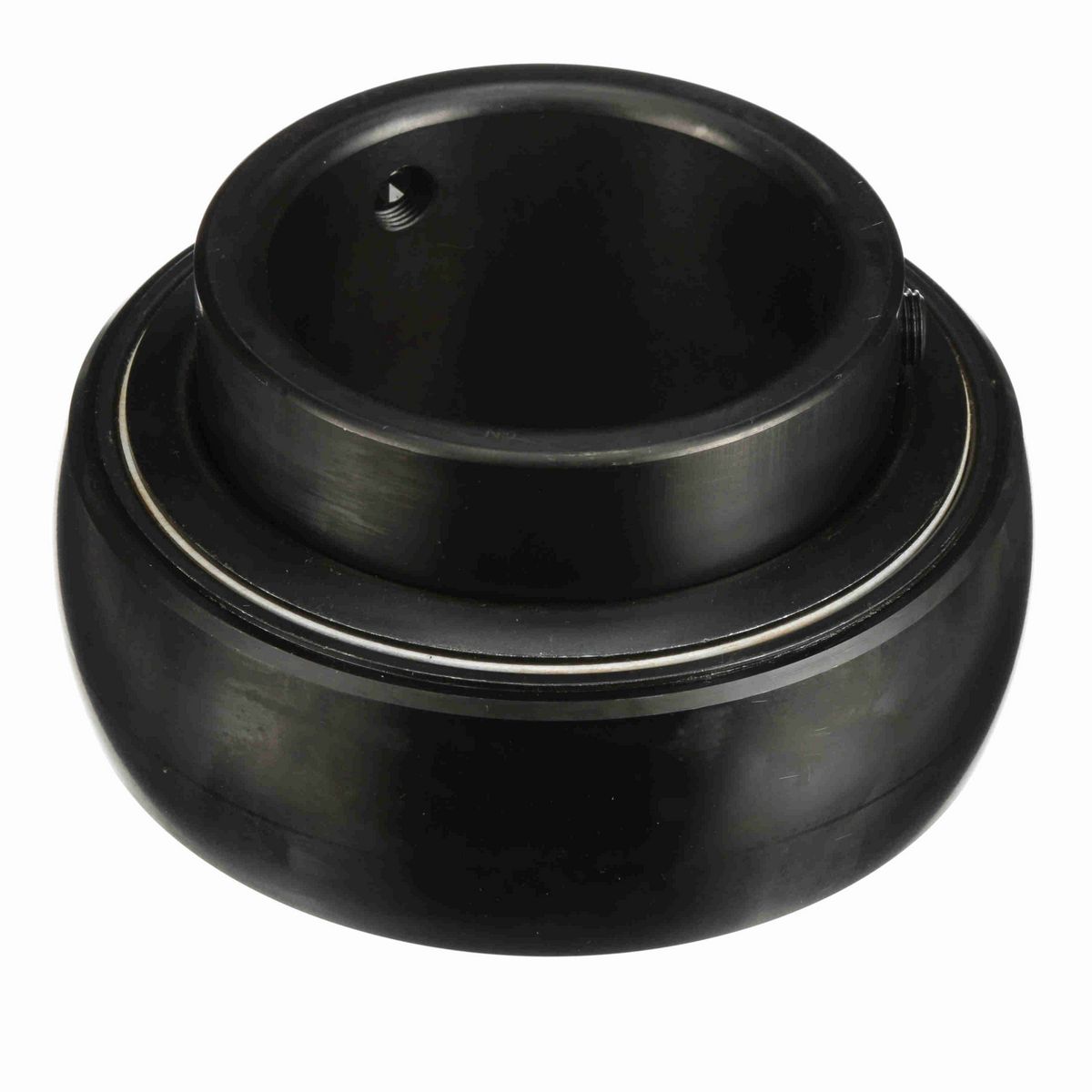 Sealmaster Mounted Insert Only Ball Bearing - 52100 Bearing Steel, Black Oxided - Setscrew Lock - 2-38