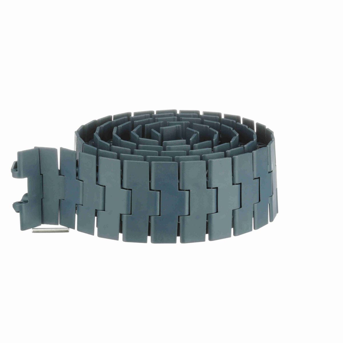 System Plast 882TAB Side-flexing Solid Top, Material: NG evo (Gray Blue), Width: 4.5in, Pitch: 1.5in - NGE882TAB-K450