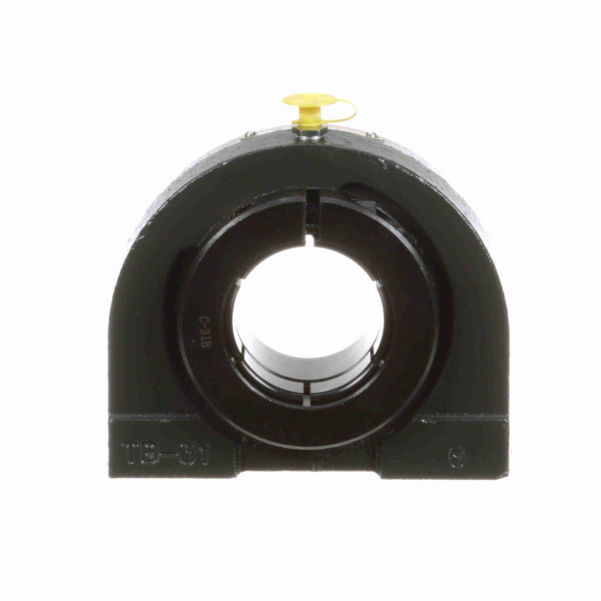 Sealmaster Mounted Cast Iron Tapped Base Pillow Block Ball Bearing - 52100 Bearing Steel, Black Oxided - Concentric Lock - TB-32RTC